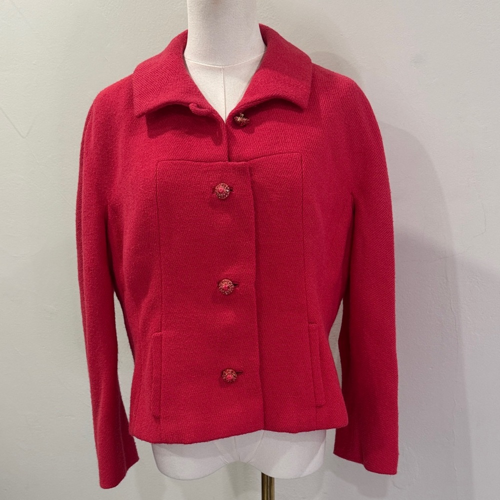 💖 Vintage 1950s–60s Frank Gallant for Higbee’s Rhinestone Jacket
